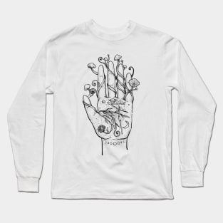 Palmistry - White Long Sleeve T-Shirt